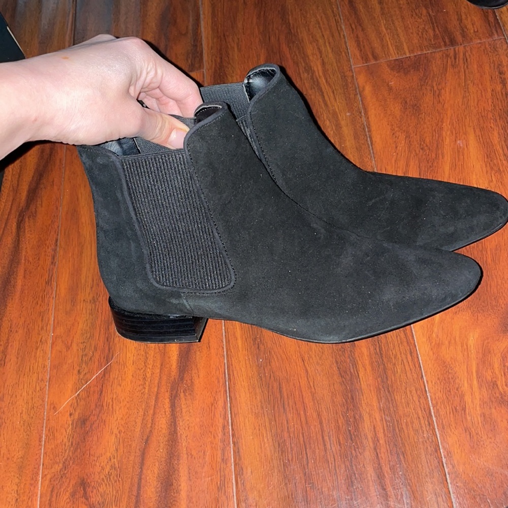 Suede boots almost brand new